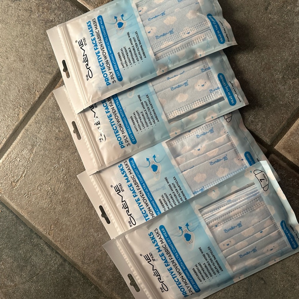 Protective Face Masks - Blue